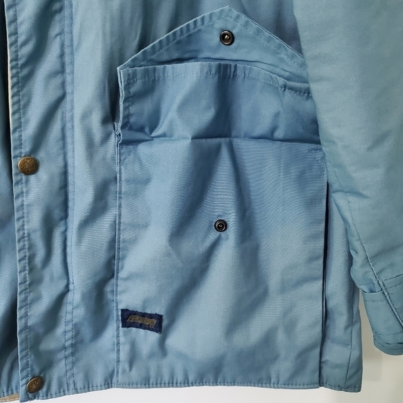 VINTAGE Mens Class 5 C5 Outdoor Jacket Size Medium Blue Tan Made in USA - Picture 3 of 16